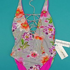 TiniBikini Floral Reversible Swimsuit NWT